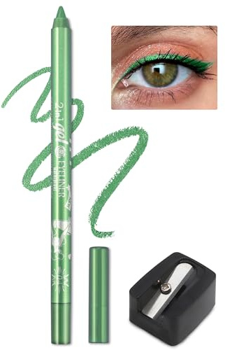 Jutqut Matte Gel Eyeliner Grün Wasserdicht Langlebig Eyeliner für Frauen