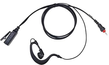 AXTGBHL Hörsnäcka kompatibel med passform for Motorola, Walkie Talkie-tillbehör, Headset med mikrofon, radiohörlurar, CLP1060, CLP1010, CLP1040