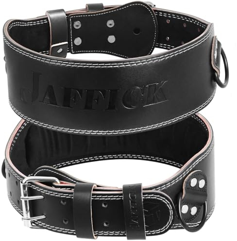 Jaffick 2-in-1 Leather Weight lifting belt & Dip Belt