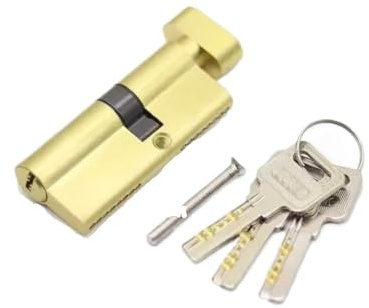 Cerradura con cilindro europeo, Cilindro de cerradura puerta PVC en varios tamaños(40x55t)