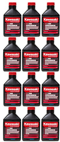 Kawasaki 12PK 6.4oz 50:1 2.5 Gallon 2 Cycle Engine Oil K-TECH Blend 99969-6084