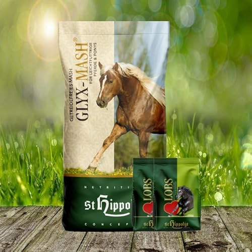 St. Hippolyt Glyx Mash 15 kg + cube de récompense St. Hippolyt Lobs 2 x 1 kg