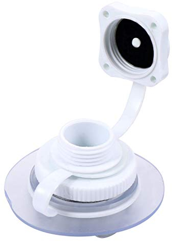 BESPORTBLE 2 Stück Boston Ventil Ersatz Schlauchboot Luftventil Kajak Herausforderer Floßstecker Einweg Spiral Luftstopfen für Gummiboot Pool Boot Luftmatratzen (Weiß)