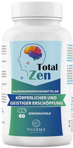 Integratore stanchezza fisica e mentale con Ashwagandha e Rhodiola – Supporto naturale per ansia e stress, concentrazione, memoria ed energia – Integratore studio e lavoro, 60 capsule