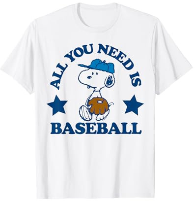 Peanuts - Snoopy Baseball T-Shirt