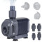 DBREAKS Aquarium Tauchpumpe, 25W Wasserpumpe Tauchpumpe, 1500L/H Förderpumpe für Aquarien, Aquarienpump mit 3 Düse, Teichpumpe Filterpumpe, Aquarium Pump