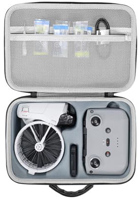 FPVtosky Tasche for DJI Flip,Tragbare PU wasserdichte Case mit Schultergurt Tasche für DJI FLIP Drohne und Akku Zubehör(für DJI RC-N3 Controller)