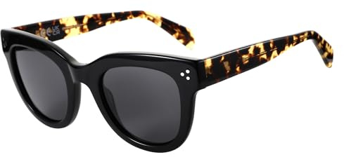 ZENOTTIC Gafas de Sol Polarizadas para Mujer : Ojo de Gato Moda Dama - Estilo Retro Clásico Protección UV400