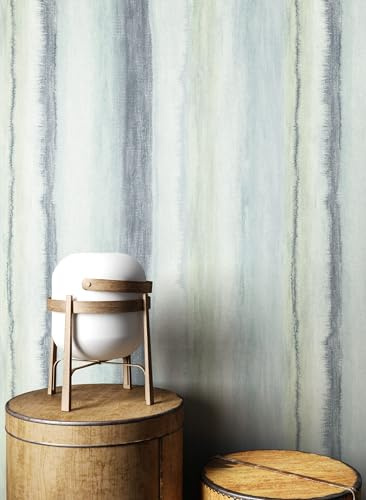 Newroom Tapete Blau Vlies Streifen - Modern Grafisch Verlauf für Wohnzimmer Schlafzimmer Küche