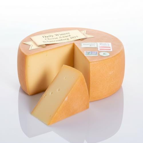 Prisbelönt Alpost från Österrike – 100% Hömjölk – Naturligt Laktosfri – Traditionellt Lagrad – Färskt Skuren från Hela Hjulet- Minst 12 månader lagrad (1000 g)
