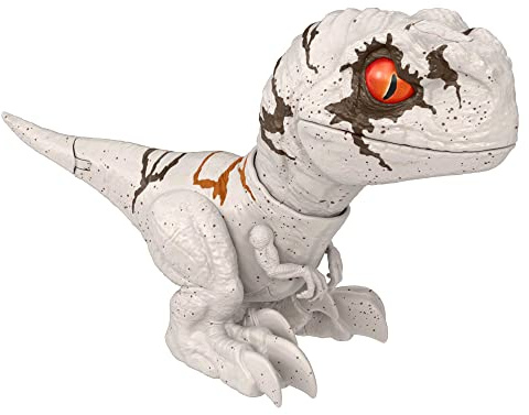 Jurassic World Uncaged Rowdy Roars Dinosaurio fantasma Figura de acción con sonidos, juguete +4 años (Mattel GWY57)