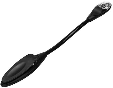 Luz De Libro Con Clip LED - Lámpara De Lectura Portátil | Luz Para Leer En La Cama | Abrazadera LED En Lámpara, Con Interruptor