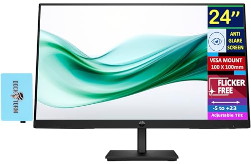 HP 24 FHD VA Monitor with Anti-Glare, Flicker Free, VESA Mount (100x100mm)