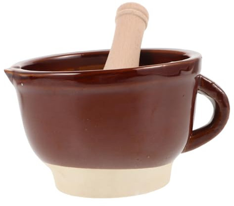 GREENADSCAPE 1 Set Leibo Knoblauch Haushaltszerkleinerer, Gewürze, Praktischer Mahlbecher, Küchenzerkleinerer Und Stößel Für Die Küche, Haushalts Mahlbecher, Küchenmühle Und Stößel,