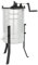 LYSON 2-Waben Honigschleuder Diagonalschleuder Ø400 Manuelle Honeyextractor Tangentialschleuder mit Handantrieb für 2 Rähmchen D, LN, WL, AP Universal Edelstahl Imkerei Bienenzüchter BASIC LINE