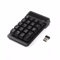 Portable 2.4GHz Wireless Numeric Keypad USB Mini Keyboard USB Receiver Number Pad 19 Keys for Laptop Desktop PC Notebook