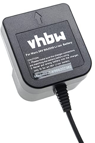 vhbw Ladegerät kompatibel mit Worx WA3536 Werkzeug Li-Ion-Akkus