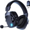 Acinaci Wireless Gaming Headset with Detachable Noise Cancelling Microphone, 2.4G Bluetooth - USB - 3.5mm Wired Jack 3 Modes Wireless Gaming Headphones for PC, PS4, PS5, Mac, Switch, Phone, Tablet