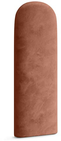Muralo Pannelli Imbottiti per Pareti Ovali 30 x 100 cm - Cuscino da Parete Trapuntato, Effetto 3D, Decorazione Moderna per Camera e Soggiorno - Rosa antico