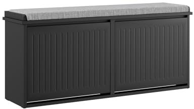 SoBuy Banco Zapatero con Asiento 100x26x46cm para recibidor