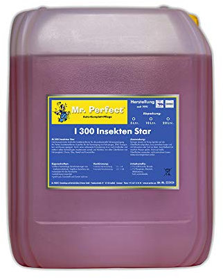 Mr. Perfect® Nettoyeur d'Insectes, 5L - Nettoyant anti-insectes/Détachant pour insectes, Nettoyant pour vitres et peinture du voiture