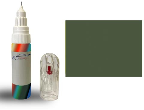 Xtremeauto RAL 6003 Olive Green Pen Dull Matt Matte Touch Up Paint Brush Repair Scratch Upvc Pvc Metal Wood