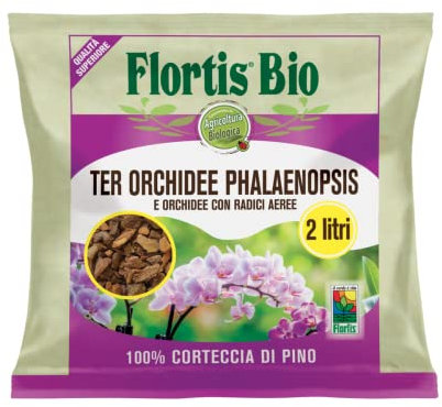 FLORTIS Terreau orchidée/phalaenopsis 2 l soins plantes jardin intérieur extérieur