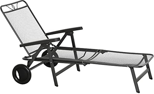 Siena Garden Elda Rollliege matt-anthrazit Streckmetall