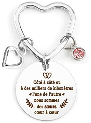 Porte Clef Soeur, Cadeau Amie Femme, Cadeau Sœur, Cadeau Pour Soeur, Cadeau Belle Soeur,Cadeau Pour Belle Soeur, Idee Cadeau Soeur, Cadeau Pour Ma Sa Soeur, Cadeau Pour Une Soeur, Cadeau Seur Noel