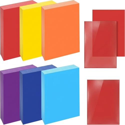 300 PCS 6-Color Card Sleeves, 66 X 91 mm Penny Sleeves, Trading Card Sleeves 2.6x3.6in, Cpp Soft Plastic Top Loaders, MTG Card Sleeves, Toploaders for TCG, Sports Cards, Game Cards