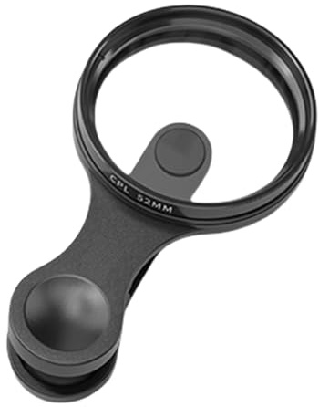 universall praktisk Kamera Objektiv - Zirkularer Polarisationsfilter - Handy-Filterobjektiv | 52 mm Aufsteckbarer Zirkularer Optischer Polarisationsfilter | Professionella naturlandschaftsfotografi