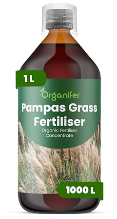 Engrais Liquide Pour Herbe De La Pampa 1L – Engrais Organique Pour Croissance Rapide Et Plumes Denses – Stimule Racines Et Résistance – Organifer