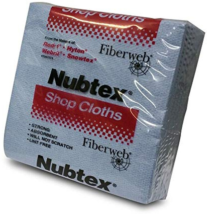 Nubtex Shop Cloths 13x17 Wipes Box of 375 Cleaning Blankets Roller Ink Tray