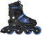 Inliner Skate Soft Kinder Jugend Damen Größenverstellung 5 Größen verstellbar (37-41, Stars blau)