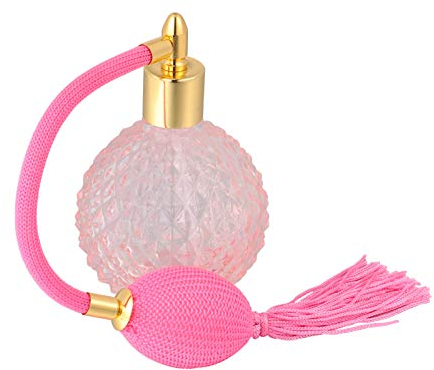 EXCEART 1pieza Botella De Perfume Vintage Recargable Con Atomizador De Aire Frasco Clásico Para Decoración Para Viajes Y Uso Diario