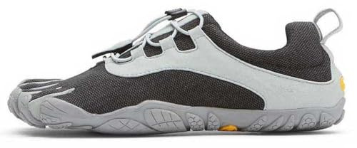 Sportskor FiveFingers V-Run Retro Gymnastik Tekniker Sneaker Tunn Yttersula Med Fingrar Löpning Vandring Yoga Klättring Träningsträning-Svart Grå Nylon Polyester Gummi-Storlek