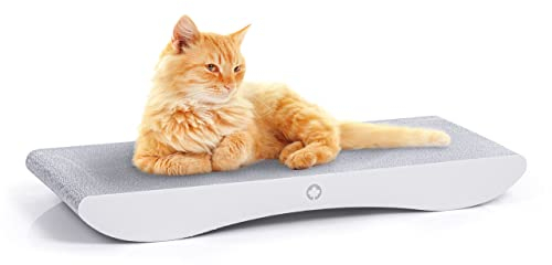 CanadianCat Company | Katzen Kratzbrett Comet | White Edition - L | ca. 60 x 29 x 7 cm