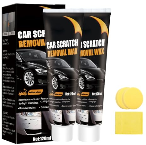 2 Stück Autokratzer-Reparaturpaste,Auto Kratzerentfernungs,Car Scratch Repair Agent,Auto Kratzer Entferner,Car Paint Repair Polishing Paste,Kratzer-Reparatur für Auto für Reparieren Sie Lackkratzer