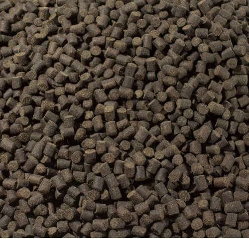 Alimento para carpas Koi 4 mm – Pellets hundidos para koi adultos con 41% de proteínas y harinas de pescado – Crecimiento, color y salud – Paquete ahorro de 2,5 kg para estanques y estanques