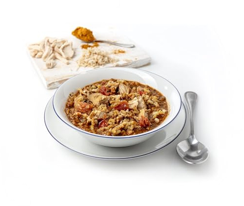 Chicken Curry with Brown Rice High Protein Ready Meal | Camping, Hiking, Gym