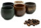 Pheniox Espressotassen Set Timeout | 5 x 90 ml - hochwertige Tassen aus Steingut | Espresso Tassen Set - ohne Henkel | Geschenk in modernem Design - spülmaschinenfest | Mokka | Tee | Sake