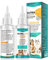 JSBNQRMZ Ohrenreiniger für Hunde & Katzen 50ml,Extra-starker Hundeohr Reiniger bei Entzündungen & Infektionen-Anti-FUNGAL Entfernung von Ohrenpuder für Haustiere,Ohrengeruch bei Haustieren