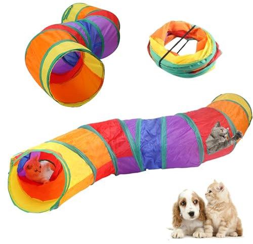 Katzentunnel, Spieltunnel, Tunnel Katze, Katzenspielzeug Tunnel,Faltbarer Katzen Tunnel, Bunny Tunnel,Geeignet Für Tunnel Für Kleintiere Im Innen- Und Außenbereich