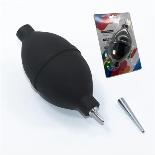 FortuneGlobe Blasebalg 1 Stück (schwarz), Kaffeemühle aus weichem Gummi, Reinigung, Blasebalg Kamera, Luftfilter, Reinigungswerkzeug, Gebläse, Gebläse, gemahlener Kaffee