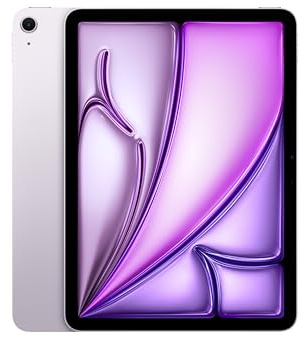 Apple iPad Air 11 tum med M3-chip Byggd för Apple Intelligence, Liquid Retina-skärm, 1 TB, skärmkamera och kamera på baksidan med 12 MP, wifi 6E, Touch ID, batteri som räcker hela dagen – lila