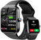Smartwatch Herren Damen mit Telefonfunktion Alexa Integriert - Fitnessuhr 100+ Sportmodi - Armbanduhr 1,8 Zoll & IP68, Schrittzähler Uhren für Android iOS mit Pulsmesser SpO2 Stress Schlafmonitor