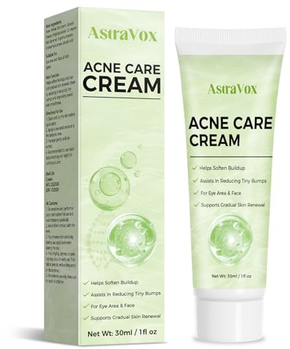 Crema Brufoli Viso, Crema Acne Potentissima, Combatte Efficacemente Acne, Brufoli e Punti Neri, Lenisce Rapidamente Gli Arrossamenti Cutanei, Adatto a Tutti i Tipi di Pelle, Ingredienti Delicati