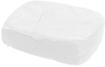 Homoyoyo Argile Polymère Naturelle Blanche 250 G, Pâte à Modeler Souple pour Artisanat et Sculpture, Argile Soi-même Multi-usages pour Poterie, Loisirs Créatifs et Modelage