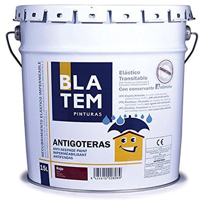 BLATEM ANTIGOTERAS RECUBRIMIENTO ELASTICO IMPERMEABLE GRIS 15 L.