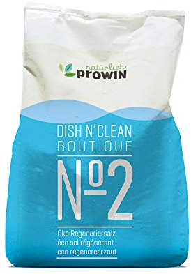prowin DISH N'CLEAN BOUTIQUE No. 2 Geschirrspülmaschinen-Salz Spezialsalz zur Regulierung der Wasserhärte